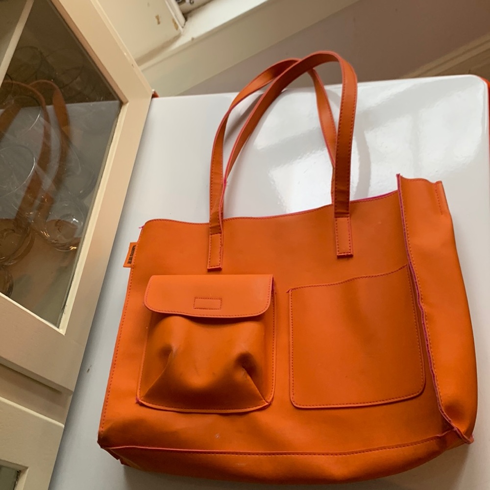 (REDUCED! Shop Closing!)🍊Orange🍊 Alan Stuart laptop bag